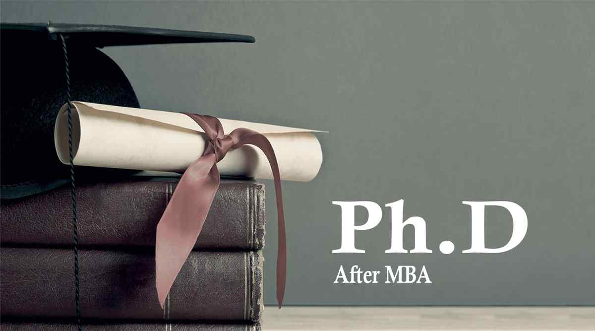 phd after mba india
