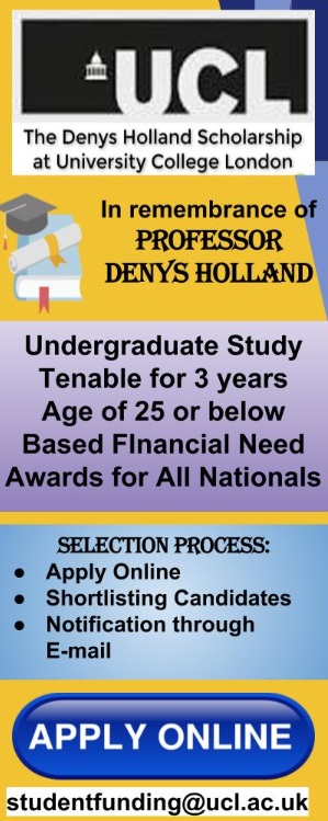UCL Denys Holland Scholarship 