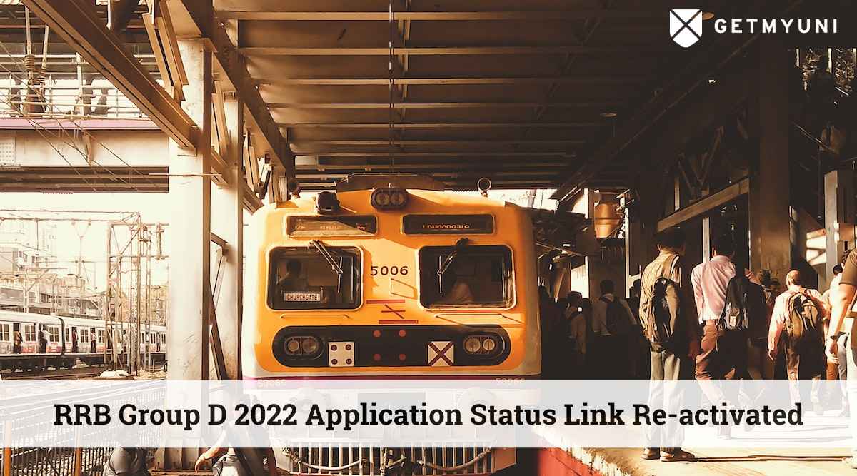RRB Group D 2022 Application Status Link Re-activated