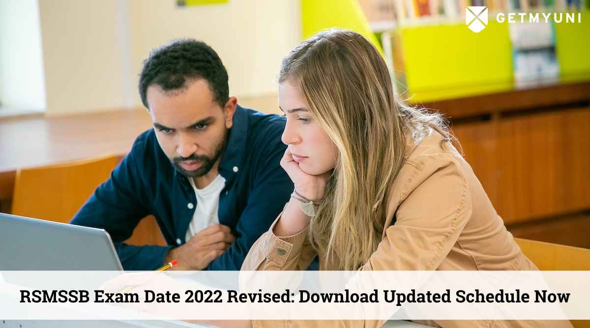 RSMSSB Exam Date 2022 Amended: Download Updated Schedule for JE, Jr Instructor & Librarian Exam