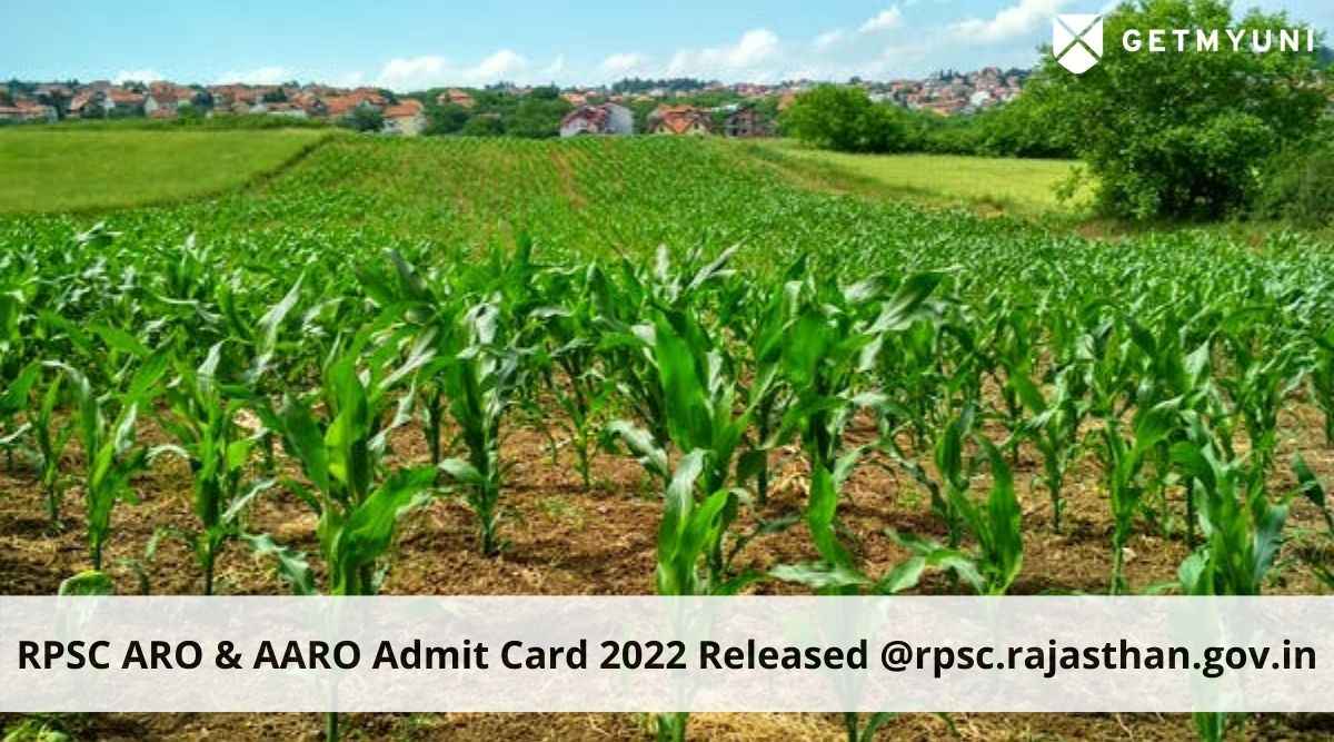 RPSC ARO & AARO Admit Card 2022 Released @rpsc.rajasthan.gov.in