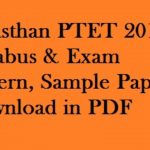 Rajasthan PTET Updated Syllabus 2019 - 20