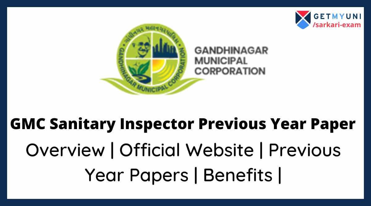 GMC Sanitary Inspector Previous Papers 2021 Health Sanitary Question