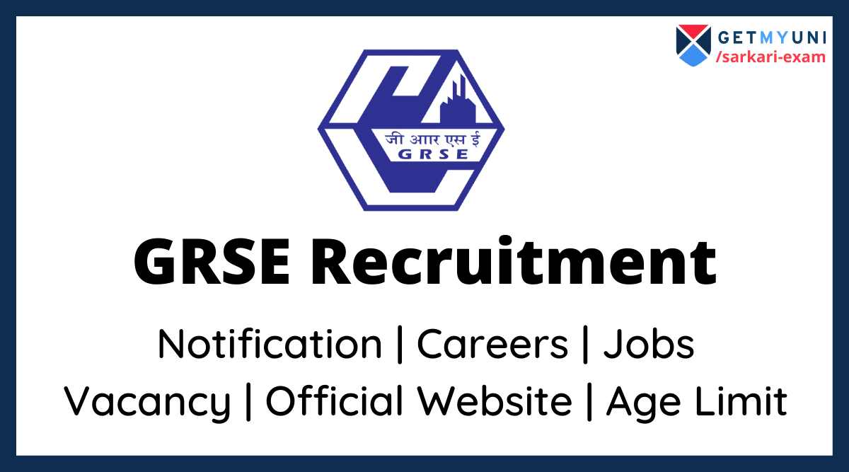 GRSE recruitment