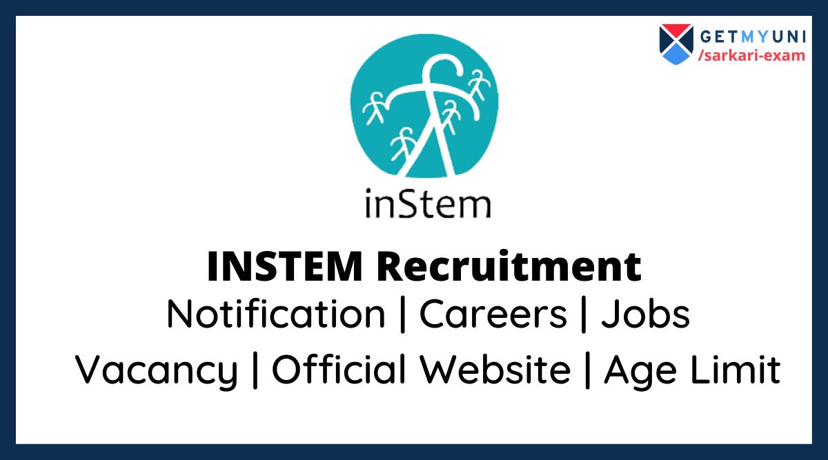 INSTEM Recruitment 2022 Careers, Salary, Jobs, Full Form