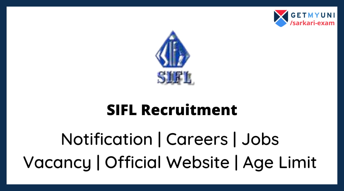 SIFL Recruitment