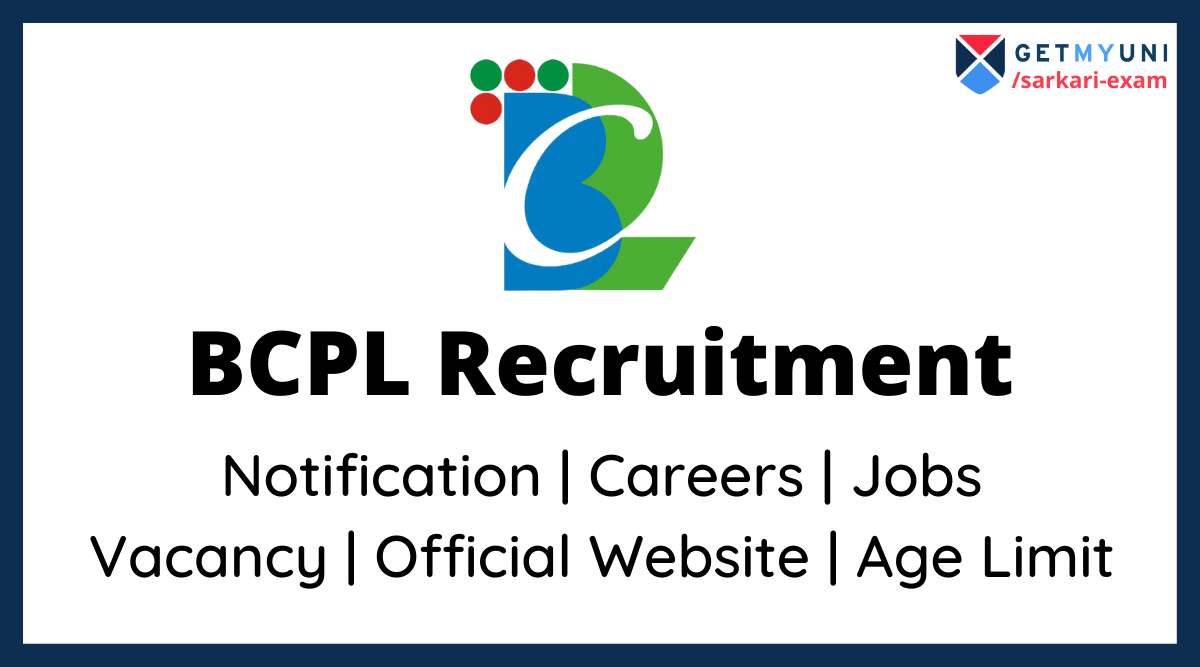BCPL recruitment