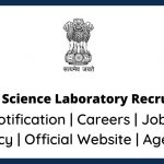Forensic Science Laboratory Recruitment
