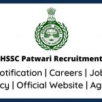 HSSC Patwari Recruitment