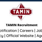 TAMIN Recruitment