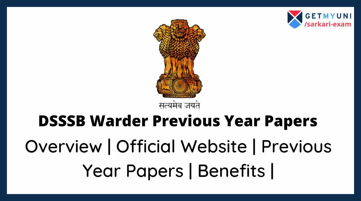DSSSB Warder Previous Year Papers