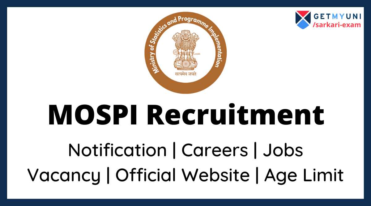 MOSPI recruitment