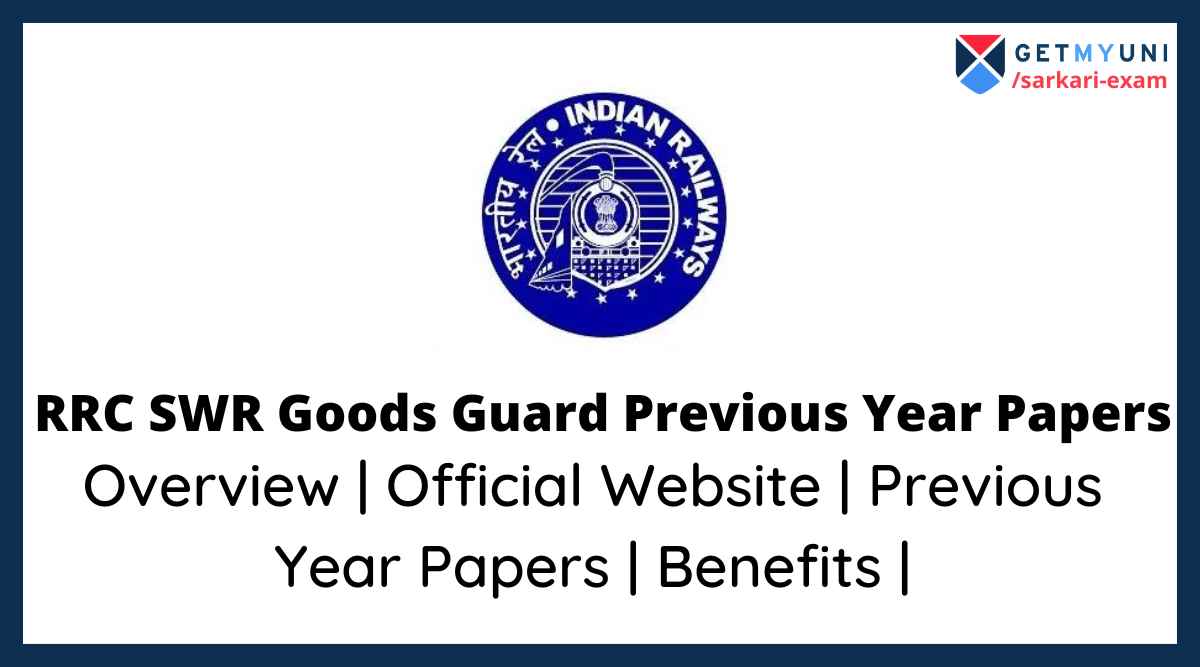 RRC SWR Goods Guard Previous Year Papers