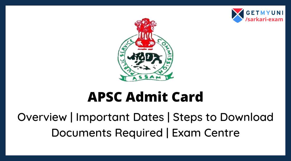APSC Admit Card