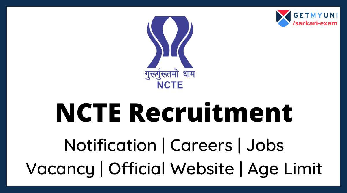 NCTE Recruitment