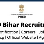PHED Bihar recruitment