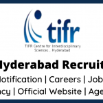 TIFR Hyderabad Recruitment