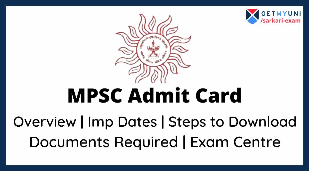 MPSC Hall Ticket 2021 (Out): Acquire MPSC Examination Admit Card, State Service Prelims Title Letter