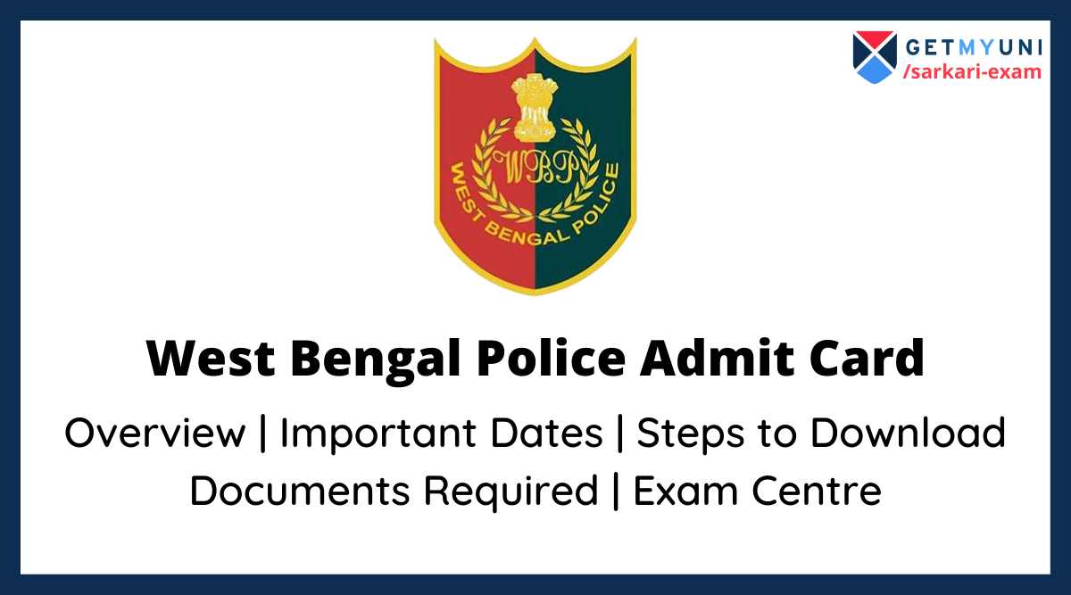 West Bengal Police Admit Card