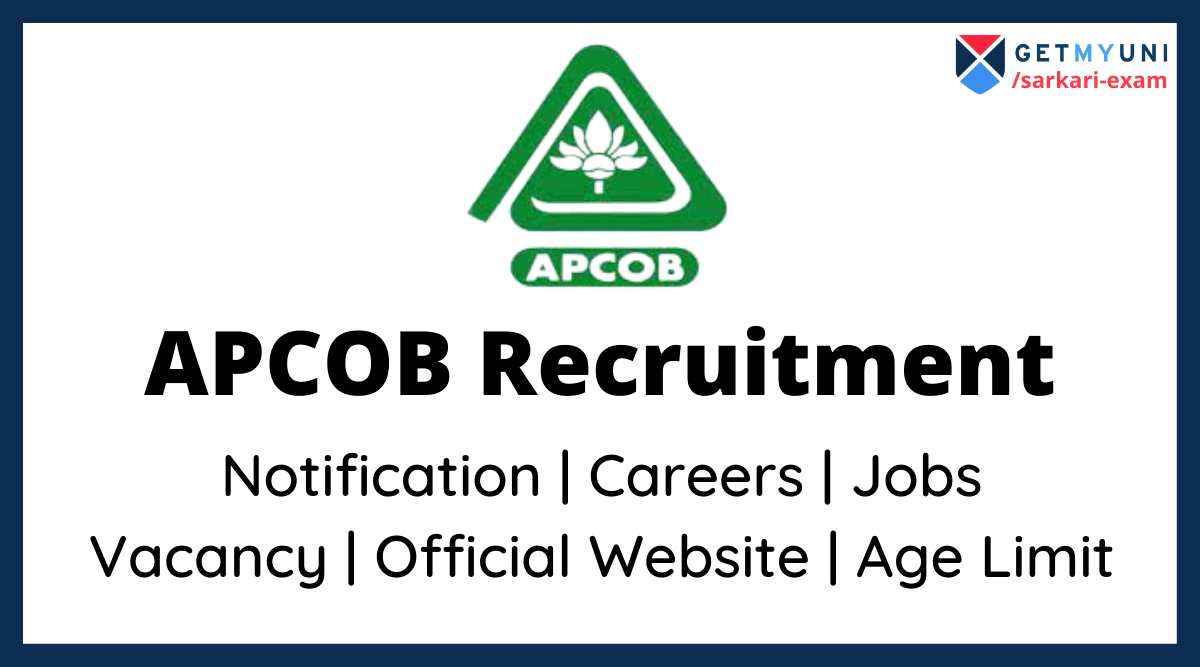 APCOB recruitment