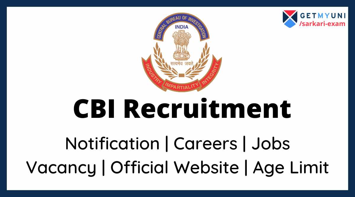 CBI recruitment