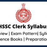 HSSC Clerk Syllabus
