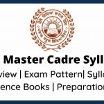 PSEB Master Cadre Syllabus