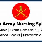 Indian Army Nursing Syllabus