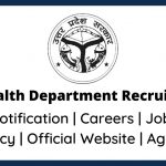 UP Health Department Recruitment