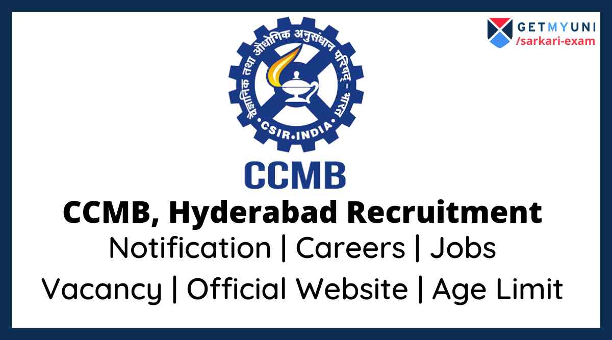 CCMB Hyderabad Recruitment