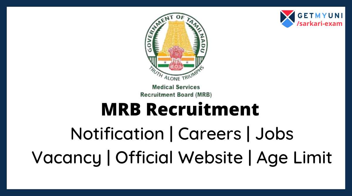 MRB Recruitment 2022 Exam Notification, Selection Procedure