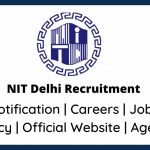 NIT Delhi Recruitment