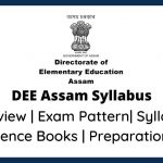 DEE Assam Syllabus