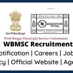 WBMSC Recruitment