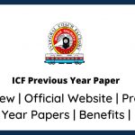 ICF Previous Year Paper