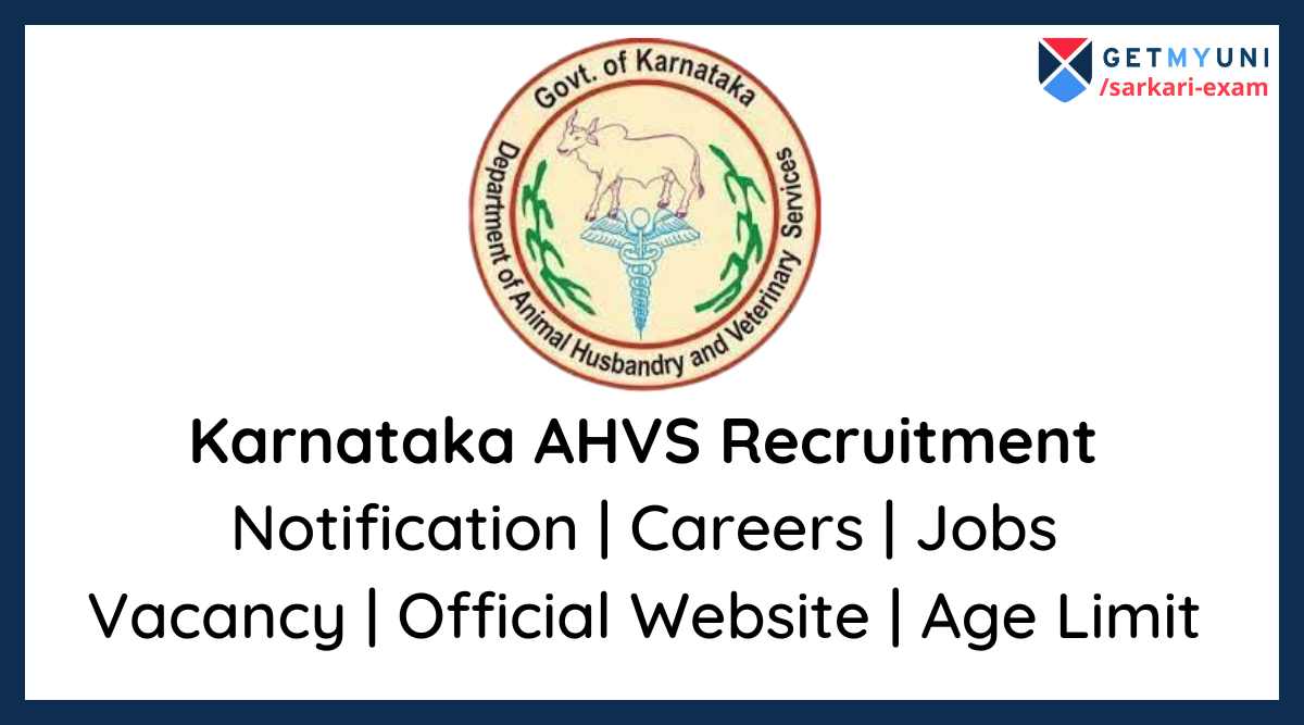 Karnataka AHVS Recruitment - Apply for 61 Veterinaty Officer Posts