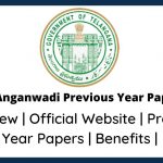 TS Anganwadi Previous Year Paper