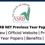 ASRB NET Previous Year Paper