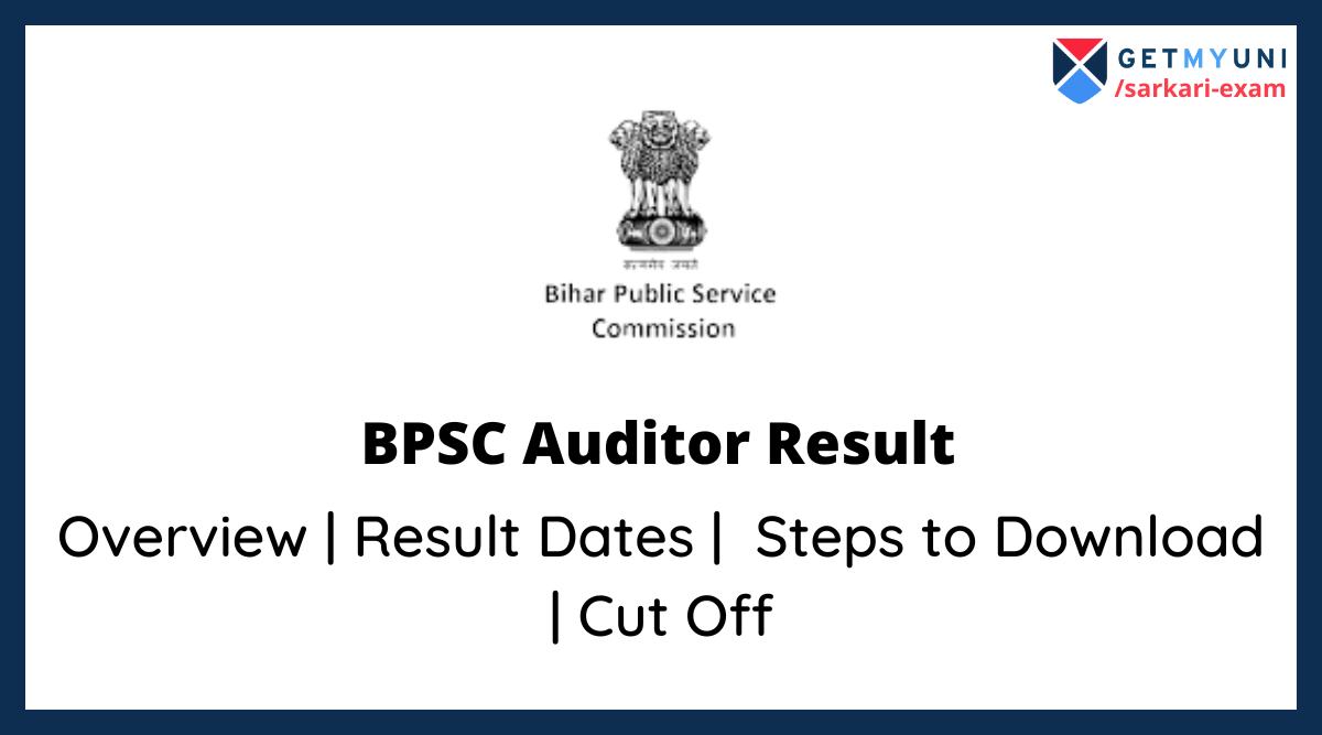 BPSC Auditor Result 2022 Download PDF Here