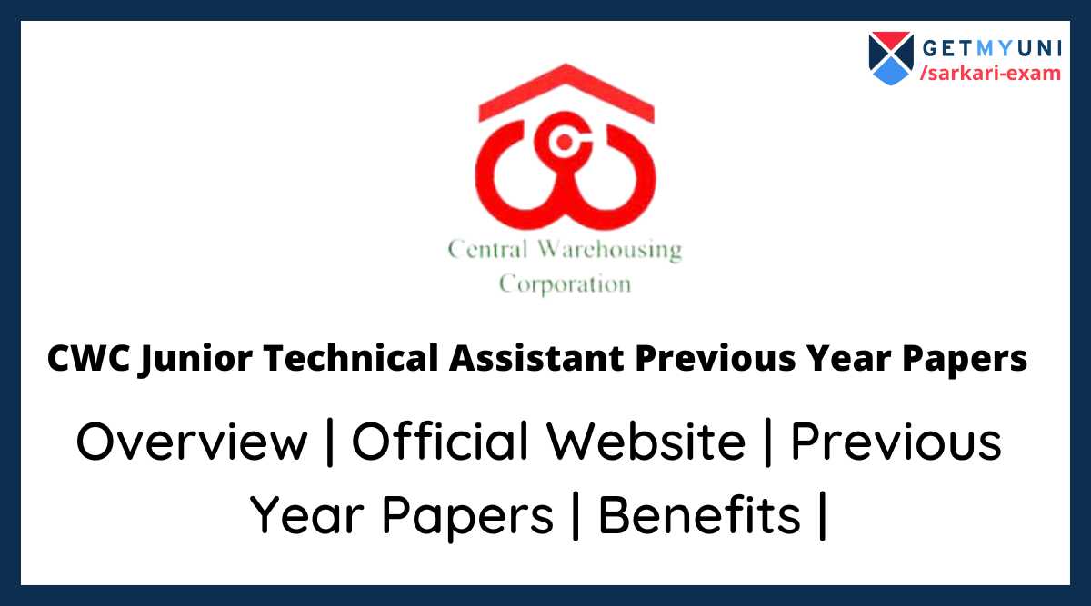 CWC Junior Technical Assistant Previous Year Papers