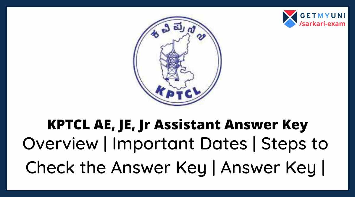 KPTCL Assistant Answer Key 2022 Answer key Links Available