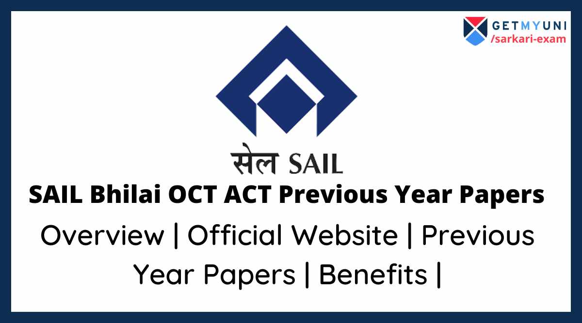 SAIL Bhilai OCT ACT Previous Year Papers
