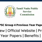 TNPSC Group 4 Previous Year Papers