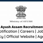 Ayush Assam Recruitment