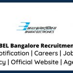 BEL Bangalore Recruitment