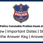 Telangana Police Constable Prelims Exam Answer Key