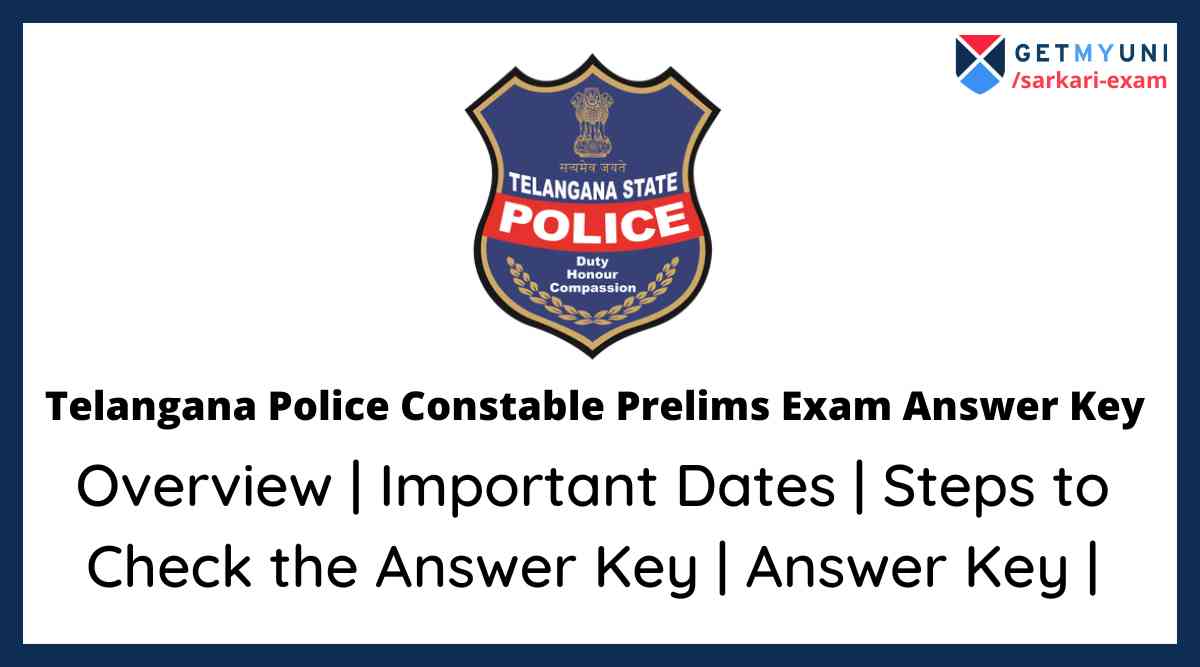 Telangana Police Constable Prelims Exam Answer Key 